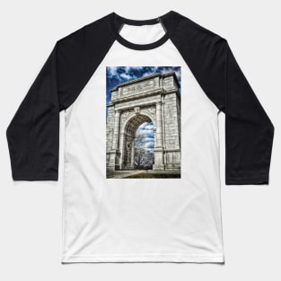 Valley Forge Memorial Arch Baseball T-Shirt